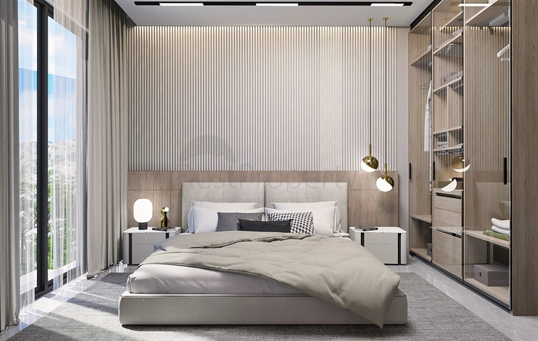 شقق دوبلكس 2 + 1 في حي البرسيمون-أنطاليا