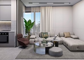 شقق دوبلكس 2 + 1 في حي البرسيمون-أنطاليا