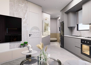 شقق دوبلكس 2 + 1 في حي البرسيمون-أنطاليا