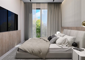 شقق دوبلكس 2 + 1 في حي البرسيمون-أنطاليا