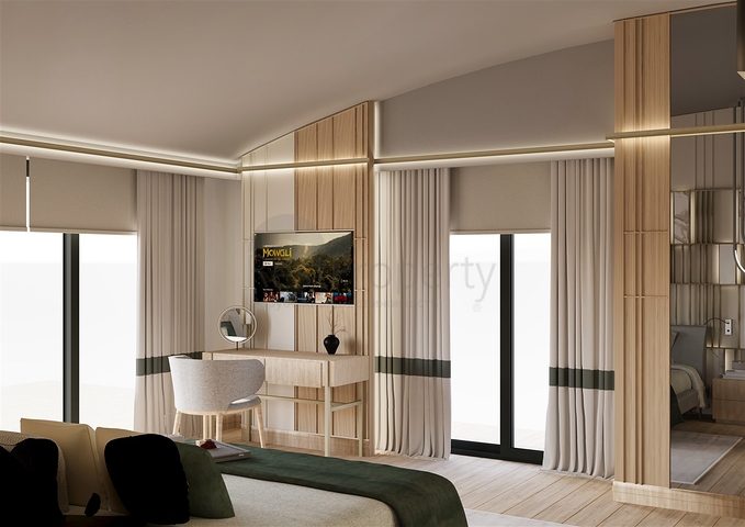 فلل 4 + 1 في دوشيميالتي-منطقة أنطاليا 