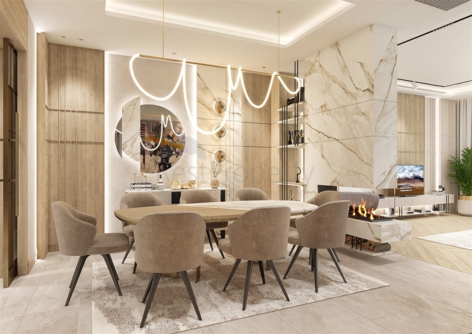 فلل 4 + 1 في دوشيميالتي-منطقة أنطاليا 