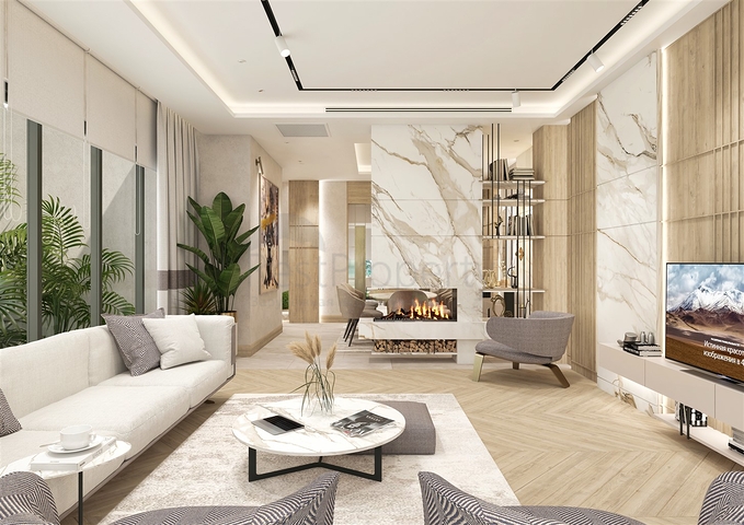 فلل 4 + 1 في دوشيميالتي-منطقة أنطاليا 