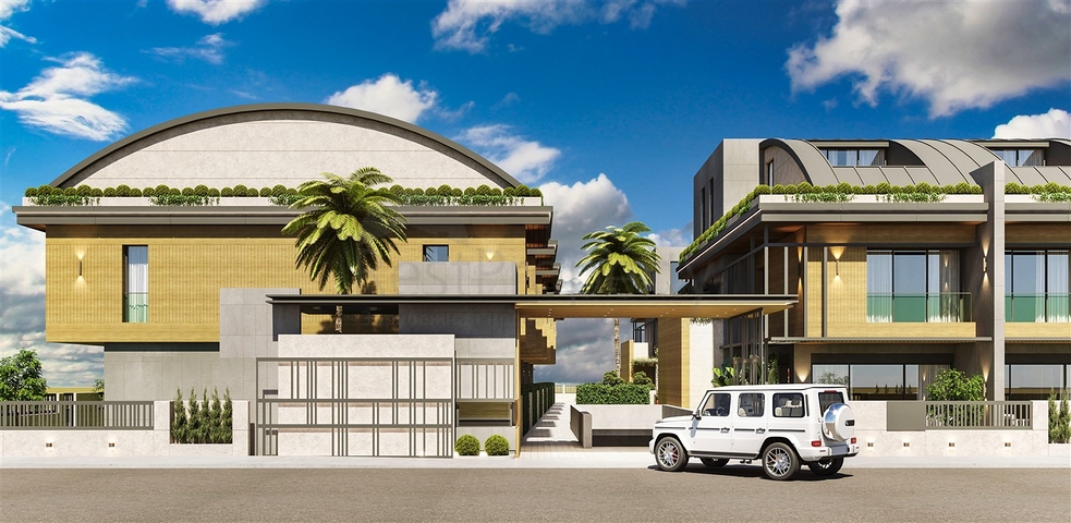 فلل 4 + 1 في دوشيميالتي-منطقة أنطاليا 