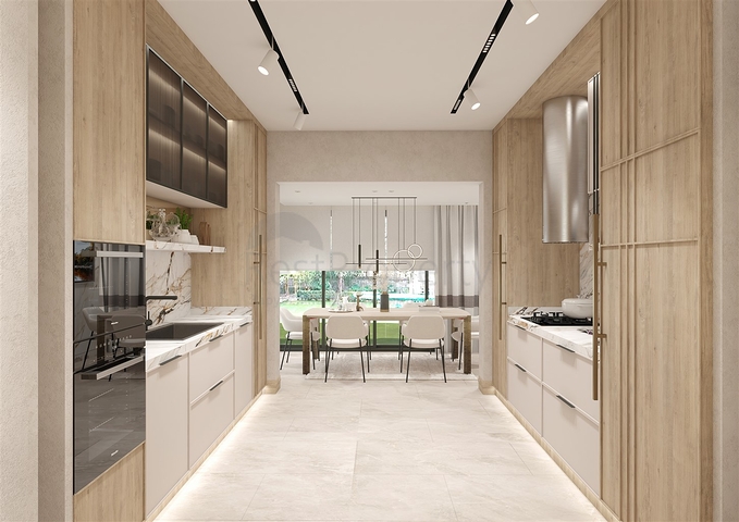 فلل 4 + 1 في دوشيميالتي-منطقة أنطاليا 