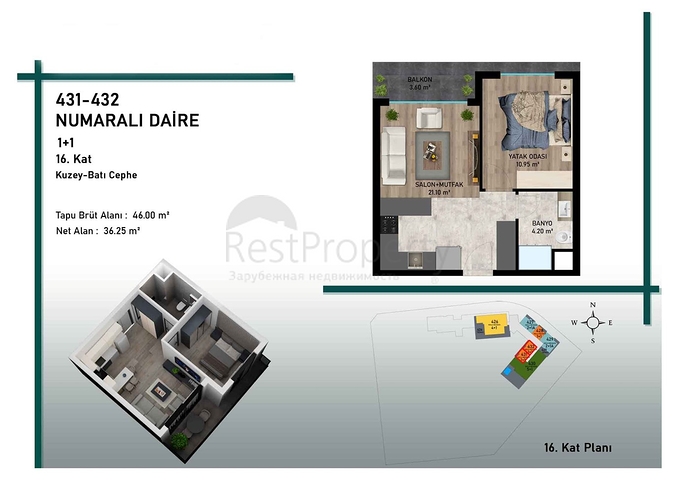 مشروع استثماري في منطقة التينتاس-أنطاليا