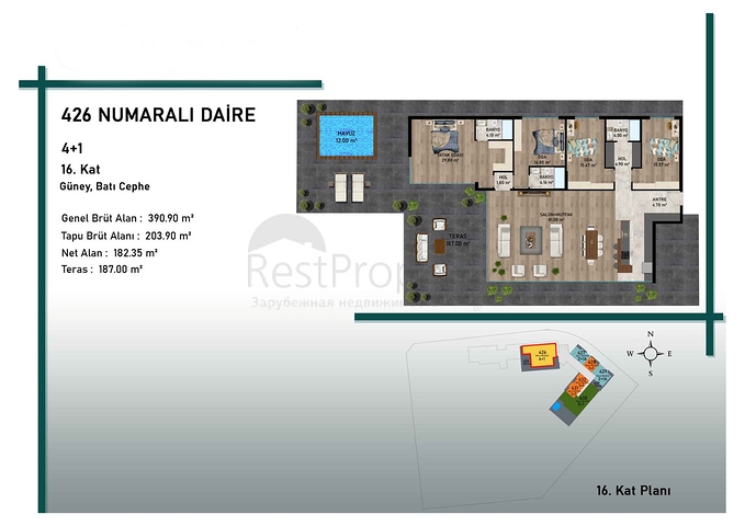 مشروع استثماري في منطقة التينتاس-أنطاليا