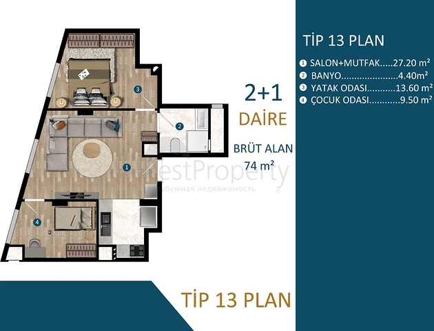مشروع استثماري في منطقة كيبيز-أنطاليا 