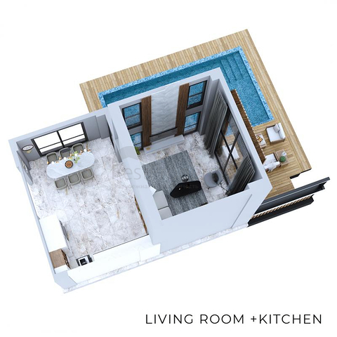 فيلا 5+1 في منطقة سايد انطاليا 