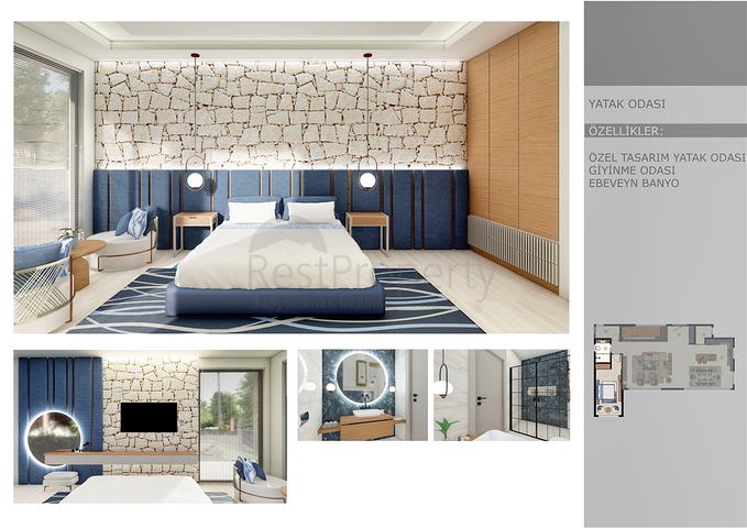 فيلا 6+1 في ارمينيك - حي أنطاليا