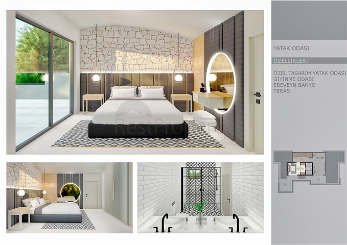 فيلا 6+1 في ارمينيك - حي أنطاليا