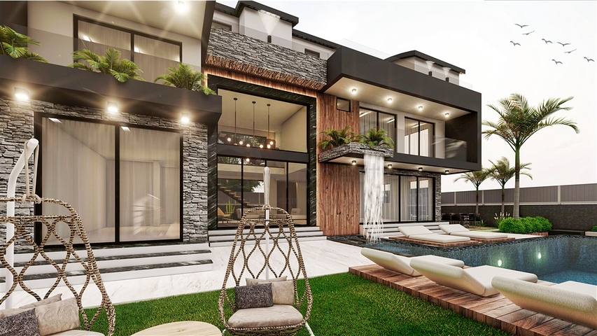 فيلا 6+1 في ارمينيك - حي أنطاليا