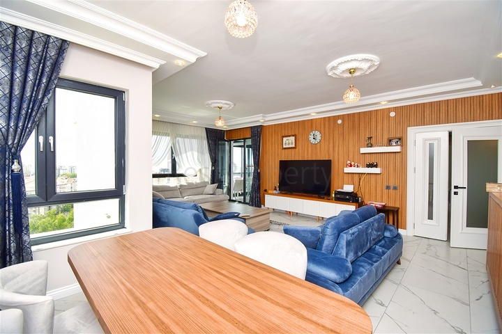 شقة دوبلكس 5 + 1 في كاجلايان - حي أنطاليا 