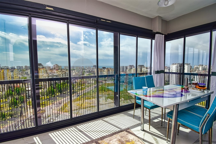 شقة دوبلكس 5 + 1 في كاجلايان - حي أنطاليا 