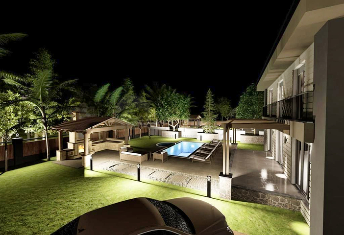 فيلا 4+1 في كيمير-منطقة أنطاليا