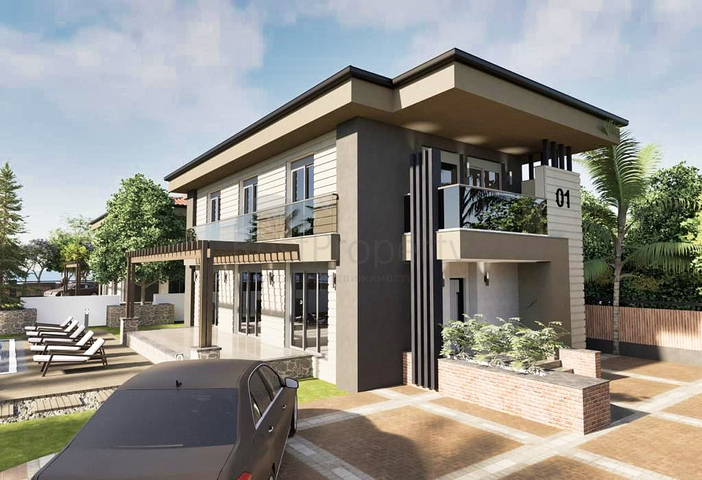 فيلا 4+1 في كيمير-منطقة أنطاليا