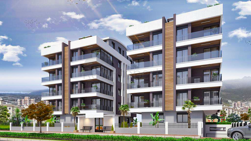 مجمع سكني في وسط أنطاليا ، بالقرب من البحر 