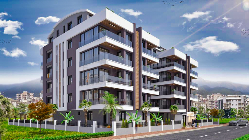 مجمع سكني في وسط أنطاليا ، بالقرب من البحر 