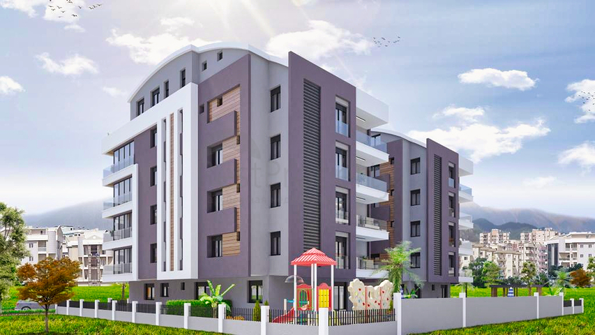 مجمع سكني في وسط أنطاليا ، بالقرب من البحر 