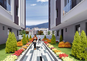 مجمع سكني في وسط أنطاليا ، بالقرب من البحر 