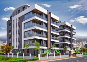 مجمع سكني في وسط أنطاليا ، بالقرب من البحر 