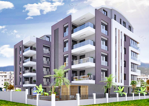 مجمع سكني في وسط أنطاليا ، بالقرب من البحر 