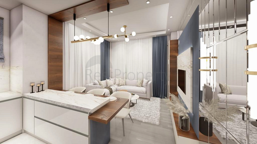 شقق 1+1 في كيبيز-منطقة أنطاليا 