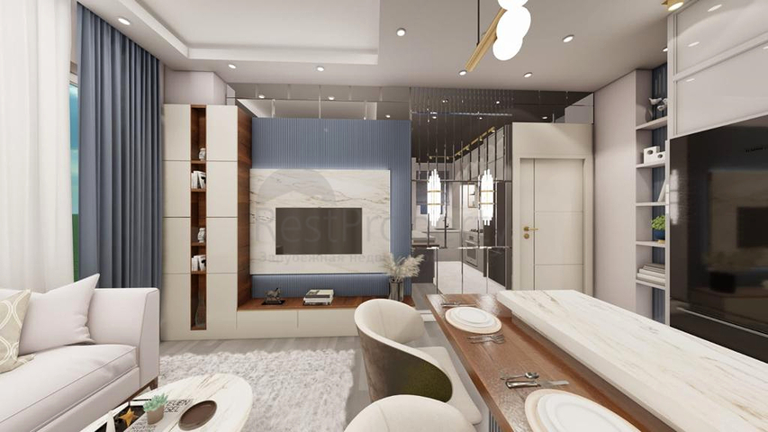 شقق 1+1 في كيبيز-منطقة أنطاليا 