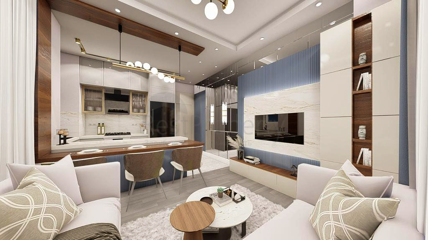 شقق 1+1 في كيبيز-منطقة أنطاليا 