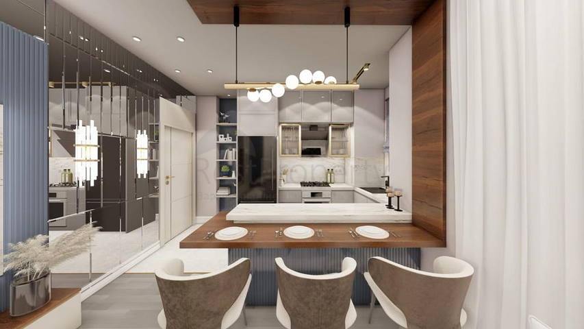 شقق 1+1 في كيبيز-منطقة أنطاليا 