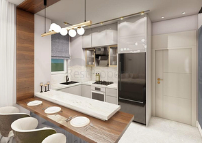 شقق 1+1 في كيبيز-منطقة أنطاليا 