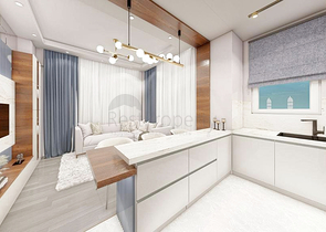 شقق 1+1 في كيبيز-منطقة أنطاليا 