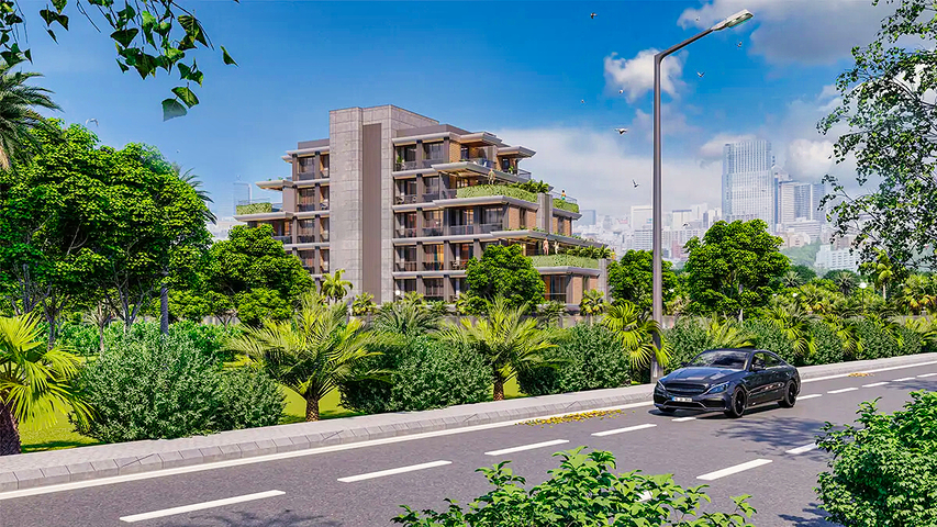 شقق 1+1 في التينتاس-منطقة أنطاليا 