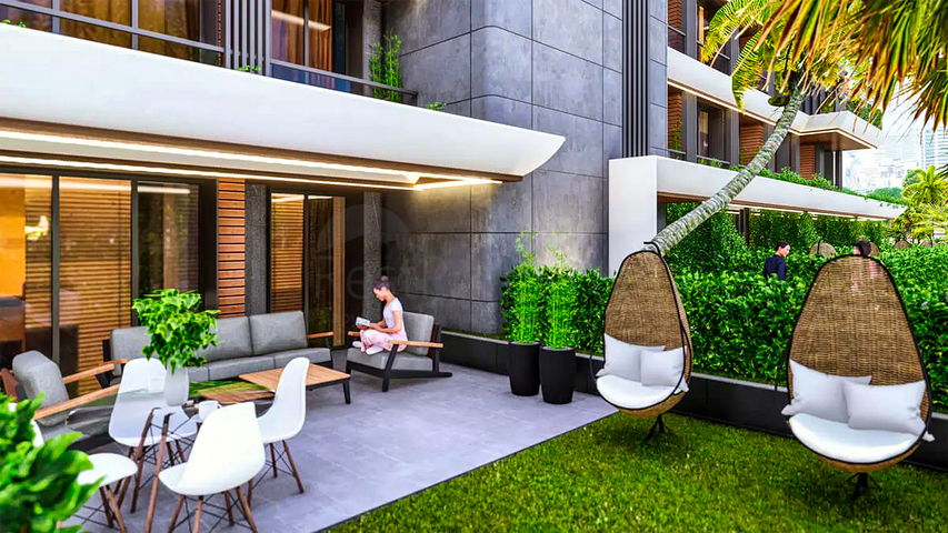 شقق 1+1 في التينتاس-منطقة أنطاليا 