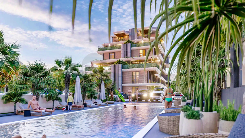 شقق 1+1 في التينتاس-منطقة أنطاليا 