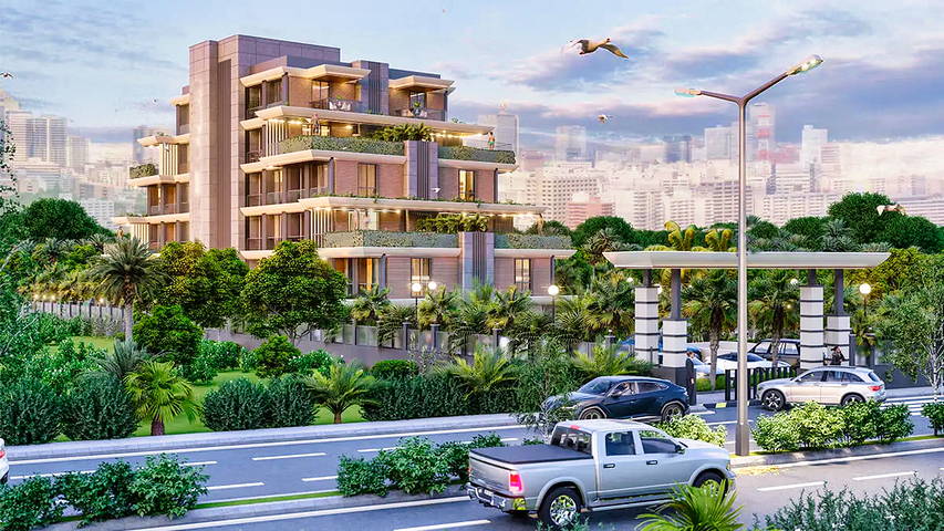 شقق 1+1 في التينتاس-منطقة أنطاليا 