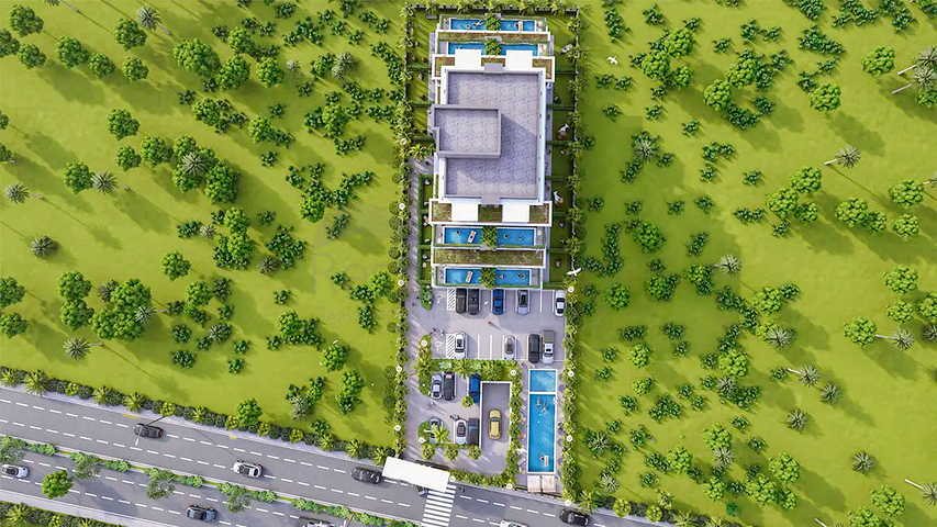 شقق 1+1 في التينتاس-منطقة أنطاليا 