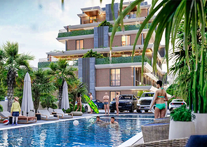 شقق 1+1 في التينتاس-منطقة أنطاليا 