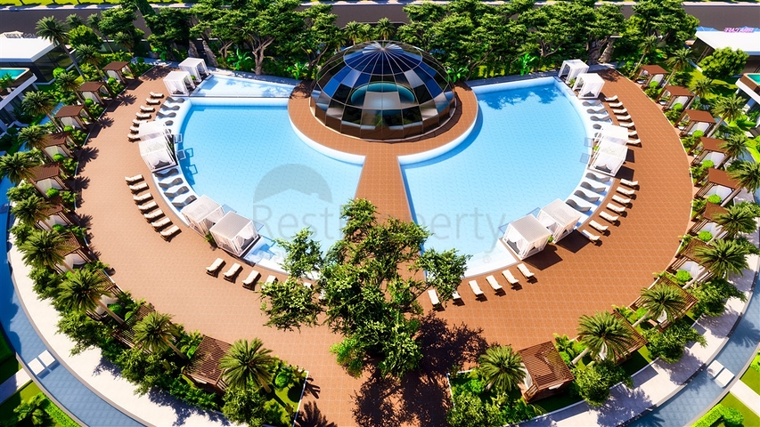 شقق 1+1 في التينتاس-منطقة أنطاليا