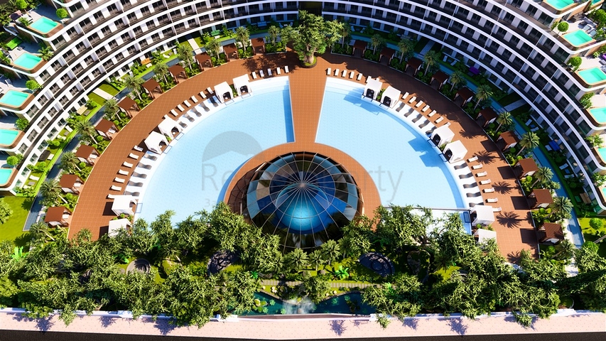 شقق 1+1 في التينتاس-منطقة أنطاليا