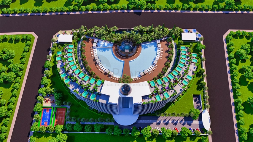 شقق 1+1 في التينتاس-منطقة أنطاليا