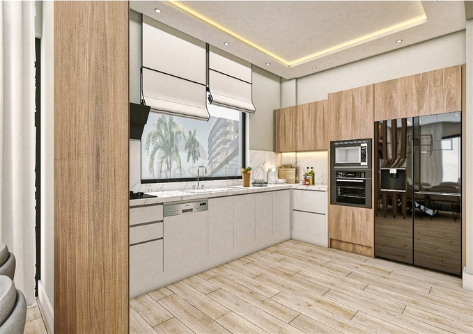 فيلا 4 + 1 في حي ارمينيك انطاليا