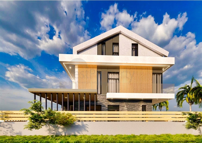 فيلا 4 + 1 في حي ارمينيك انطاليا