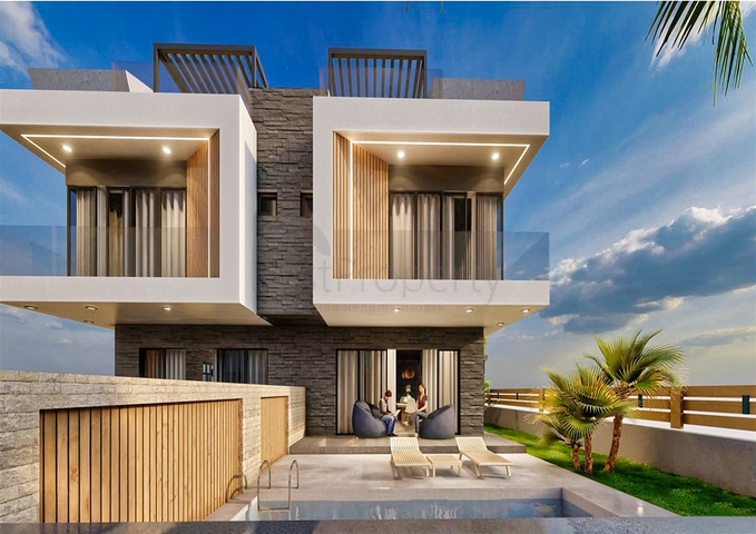 فيلا 4 + 1 في حي ارمينيك انطاليا