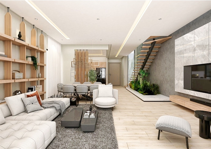 فيلا 4 + 1 في حي ارمينيك انطاليا