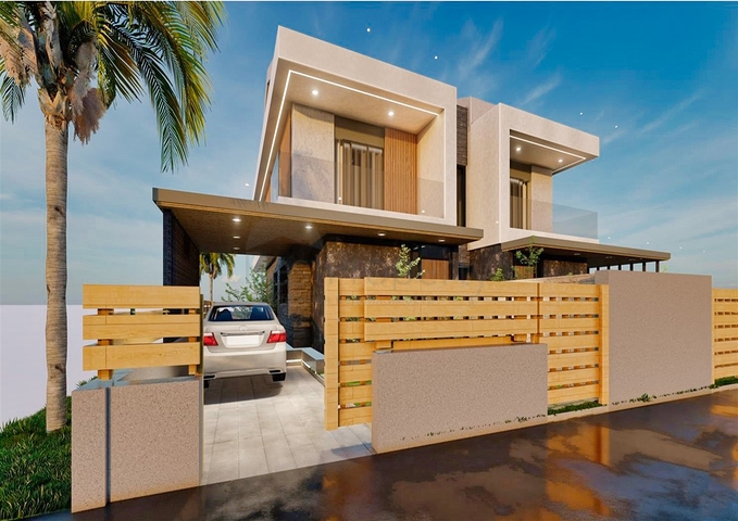 فيلا 4 + 1 في حي ارمينيك انطاليا