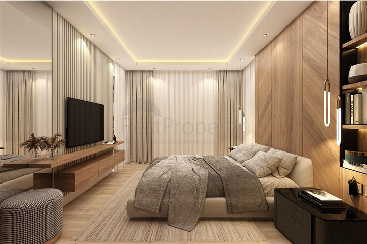 فيلا 4 + 1 في حي ارمينيك انطاليا