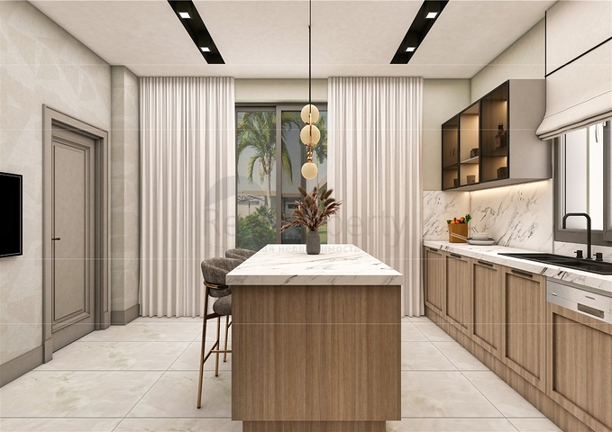 فيلا 5 + 1 في حي ارمينيك انطاليا