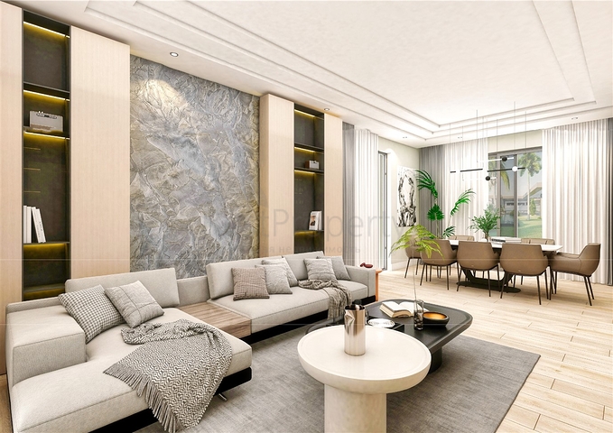 فيلا 5 + 1 في حي ارمينيك انطاليا