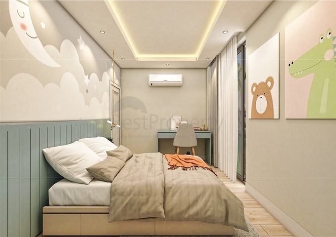 فيلا 5 + 1 في حي ارمينيك انطاليا